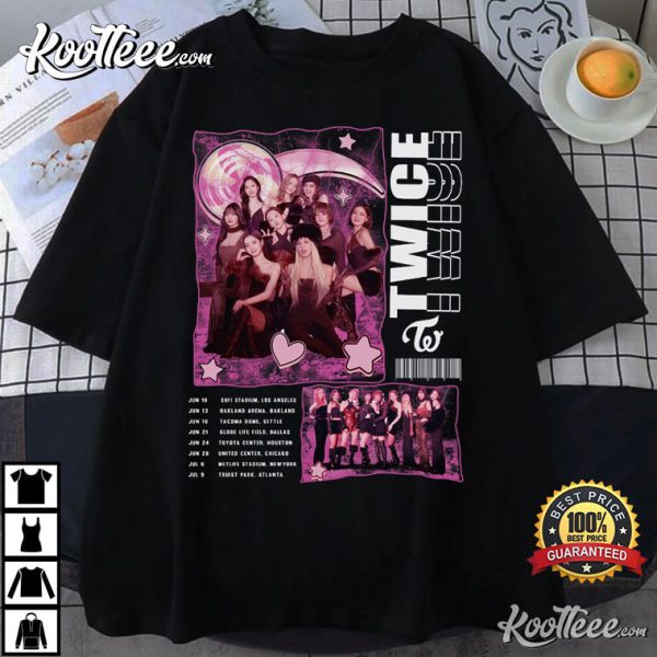 Twice Retro Ready To Be World Tour 2023 T-Shirt