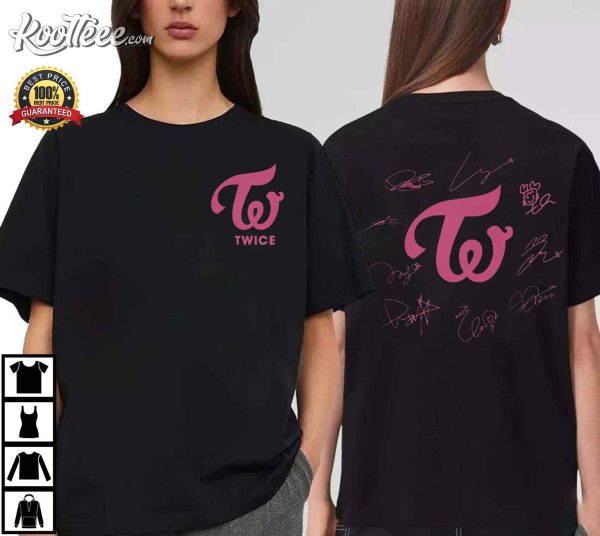 Twice Korea Girls Kpop Two Sides Gift For Fan T-Shirt