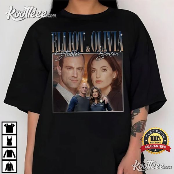 Elliot Stabler And Olivia Benson Vintage Best T-Shirt