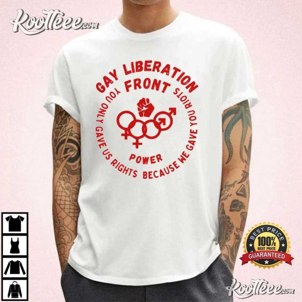 Gay Liberation Front LGBTQ Protest Riot Vintage Wear T-Shirt