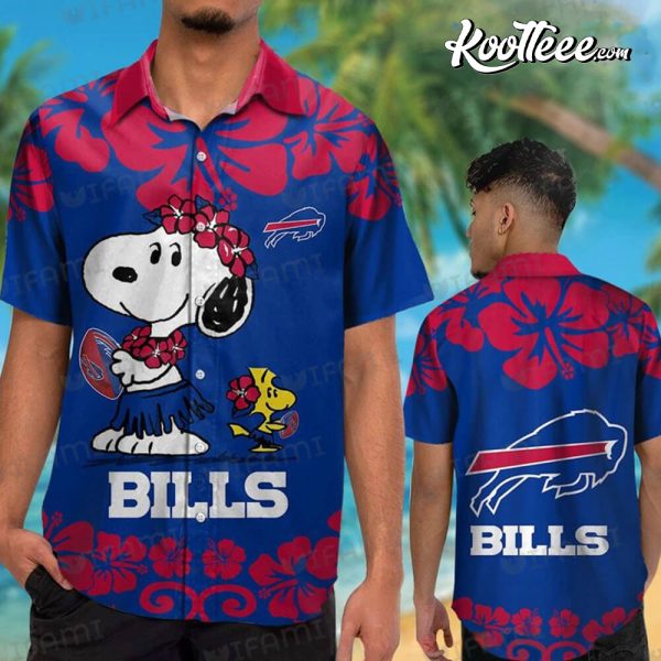 Buffalo Bills Snoopy Woodstock Hawaiian Shirt