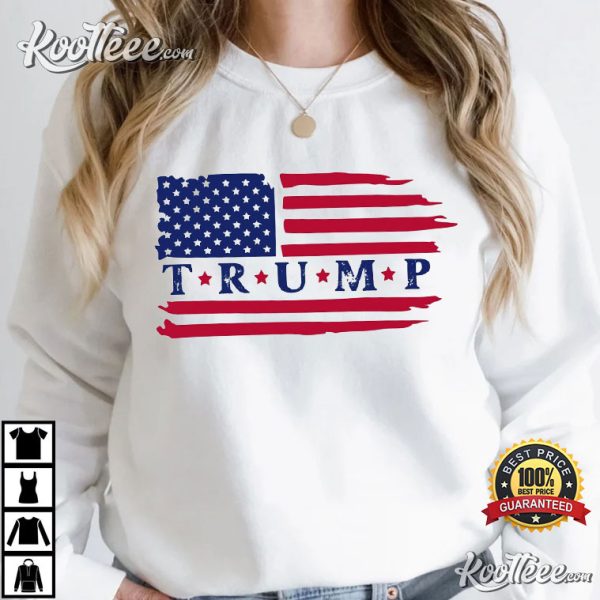 Trump Flag 2024 Political Voting Election T-Shirt