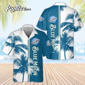Blue Moon Palm Hawaiian Shirt