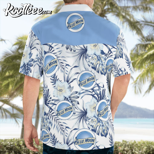 BLUE MOON Beer Hawaiian Shirt for Men