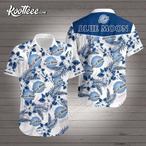 Blue Moon Beer Hawaiian Shirt