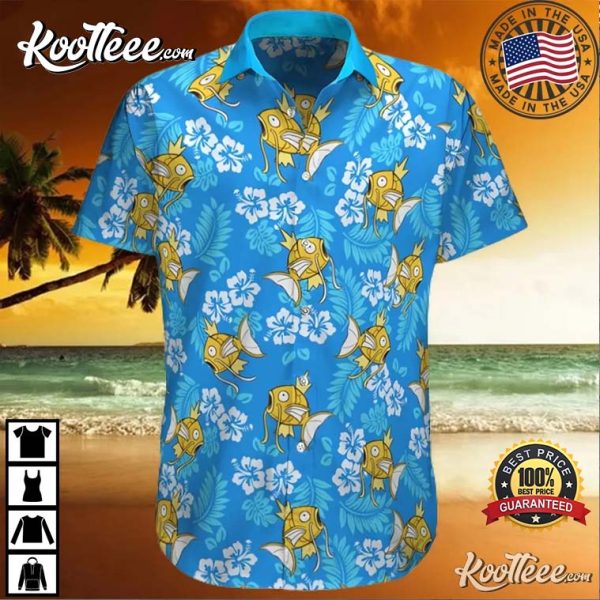 Magikarp Tropical Beach Pokemon Hawaiian Shirt