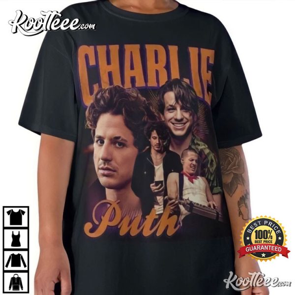 Charlie Puth Merch Tour 2023 Fan Gift T-Shirt