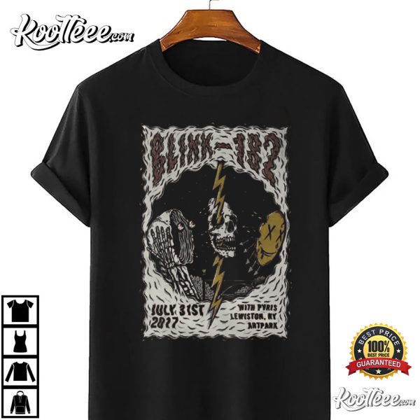 Blink-182 World Tour Vintage Retro Merch T-Shirt