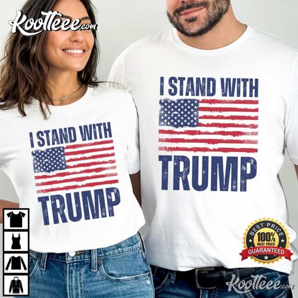 I Stand With Trump Free President Trump 2024 T-Shirt