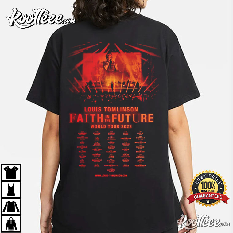 Louis Tour Shirt Faith In The Future 2023 Tomlinson T-Shirt Unisex