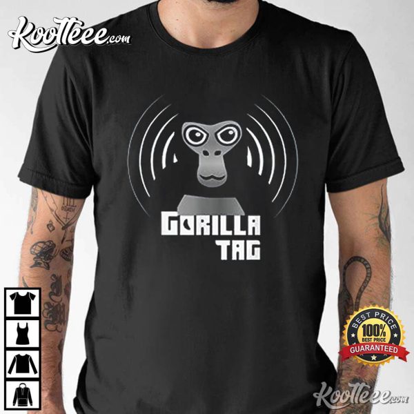 Gorilla Tag Merch Gift For Unisex VR Gamer T-Shirt