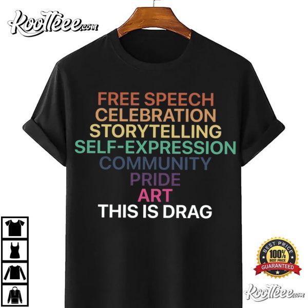 Drag Is Not A Crime Support Drag In Tenesssee LGBTQ Rights T-Shirt