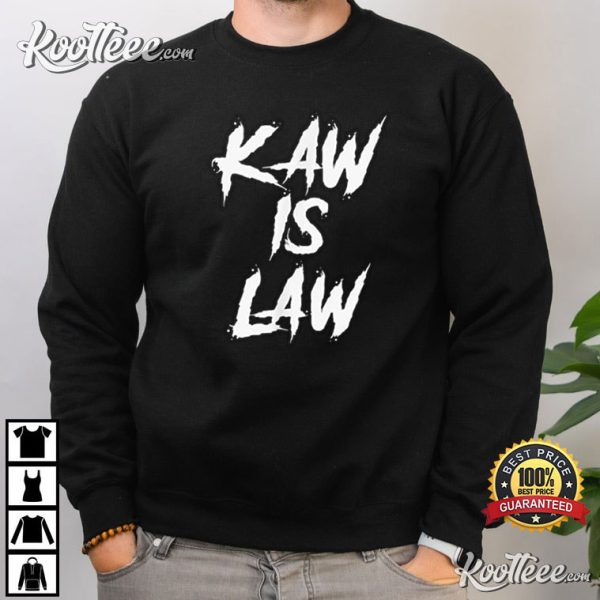 Kaw Is Law Battlehawks St. Louis Football Tailgate T-Shirt