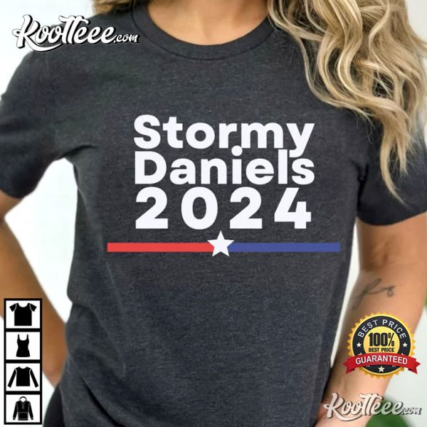 Stormy Daniels 2024 Trump President Indictment T-Shirt