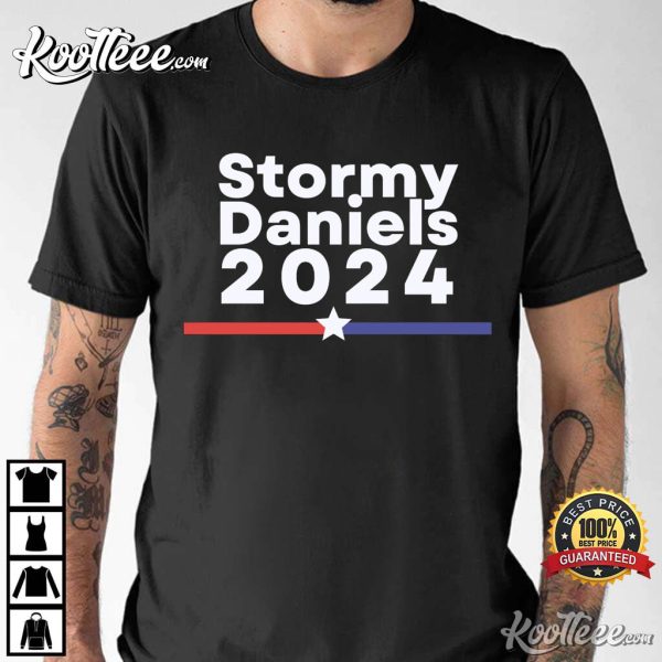 Stormy Daniels 2024 Trump President Indictment T-Shirt