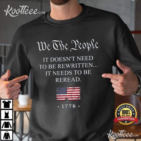 We The People 1776 Patriotic Labor Day T-Shirt