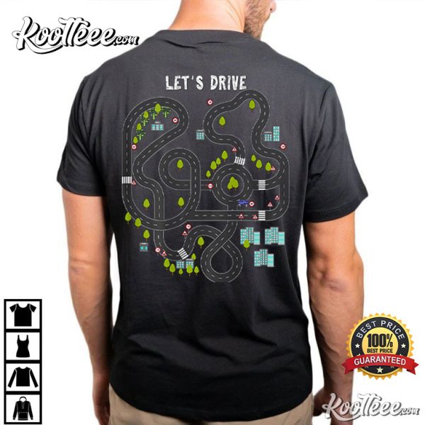 Play Cars On Daddys Back Gift Father’s Day T-Shirt