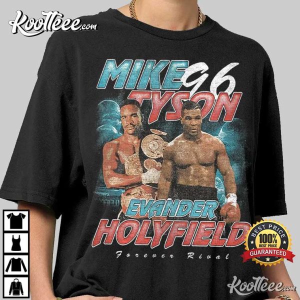 Iron Mike Tyson Evander Holyfeild T-Shirt