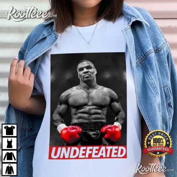 Iron Mike Tyson Boxing Undefeated Hall Of Fame T-Shirt
