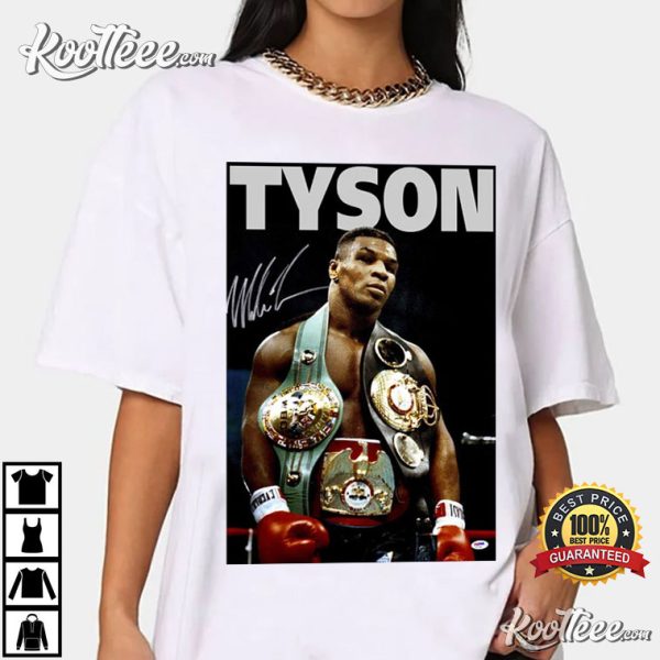 Boxer Mike Tyson Memorializes Boxing Fan T-Shirt