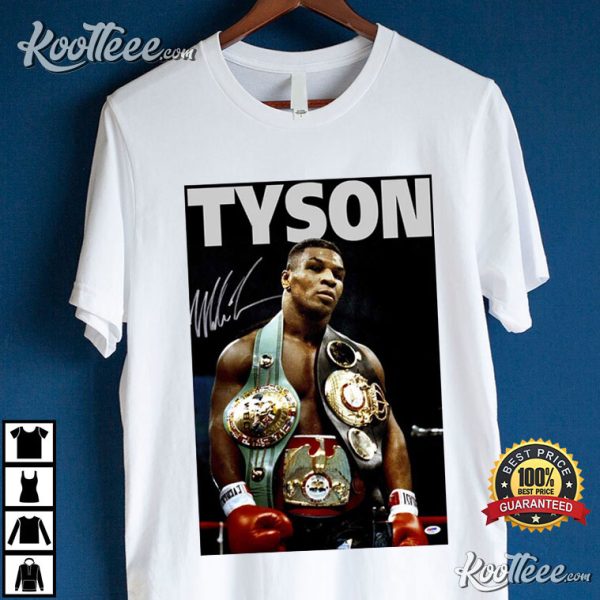 Boxer Mike Tyson Memorializes Boxing Fan T-Shirt