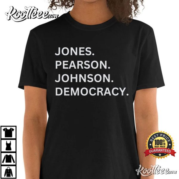 Tennessee Three Jones Pearson Johnson Social Justice Protest T-Shirt