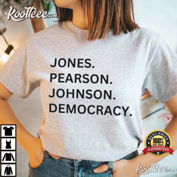 Tennessee Three Jones Pearson Johnson Social Justice Protest T-Shirt