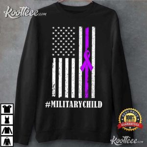 Purple Up Military Child Awareness T Shirt 4