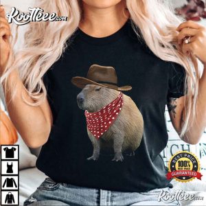 Cowboy Capybara Best T Shirt 1