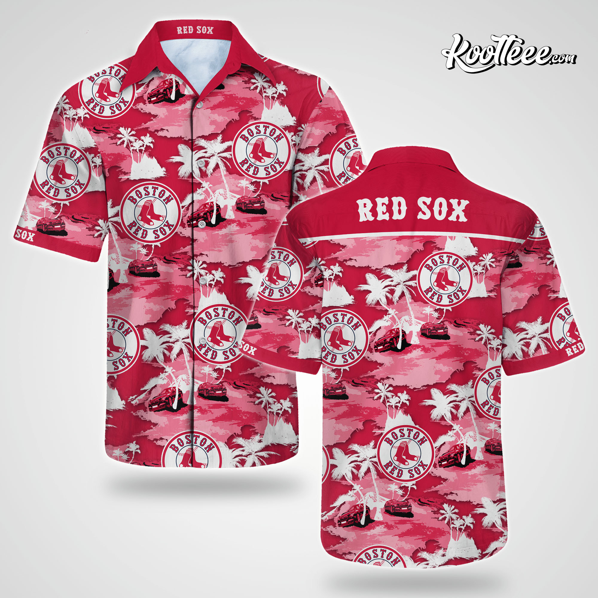 Boston Red Sox Tommy Bahama Hawaiian Shirt