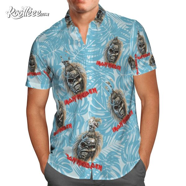 Iron Maiden Band Aloha Beach Summer Hawaiian Shirt