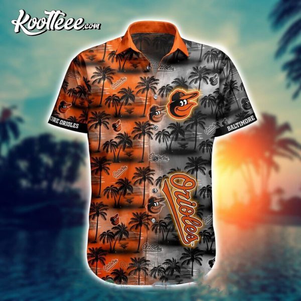 MLB Baltimore Orioles Coconut Hawaiian Shirt