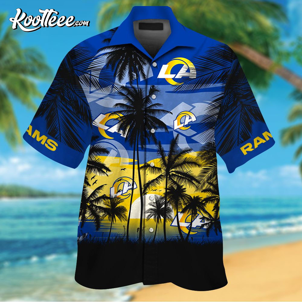 NFL Los Angeles Rams Tropical Hawaiian Shirt And Short