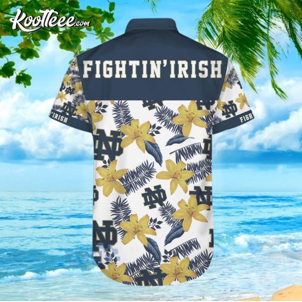 Notre Dame Logo Fighting Irish Hawaiian Shirt