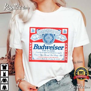 Budweiser Beer Label Vintage T-Shirt