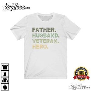 Father Husband Veteran Day Gift T Shirt 1