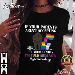 Free Mom Hugs LGBT Pride Mama Bear T Shirt 2