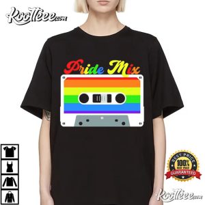 Pride Mixtape LGBTQ Funny Bisexual Gay Pride T Shirt 1