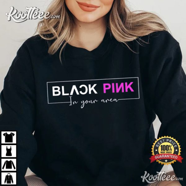 Blackpink In Your Area Pink Venom T-Shirt