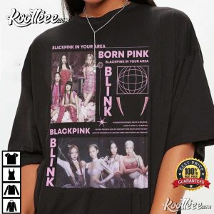 Blackpink Born Pink Kpop Tour T-Shirt