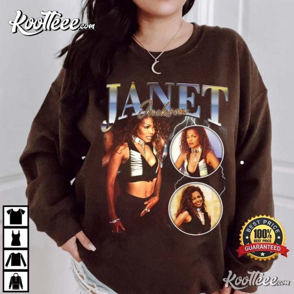 Janet Jackson Vintage 90s Bootleg T shirt