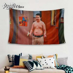 Shirtless Gibby iCarly Funny Man Cave Wall With 4 Brass Grommets Flag 2