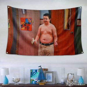 Shirtless Gibby iCarly Funny Man Cave Wall With 4 Brass Grommets Flag 3