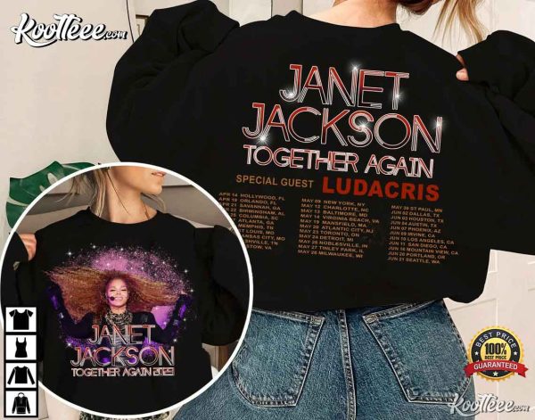Janet Jackson Together Again Tour 2023 T-Shirt #4