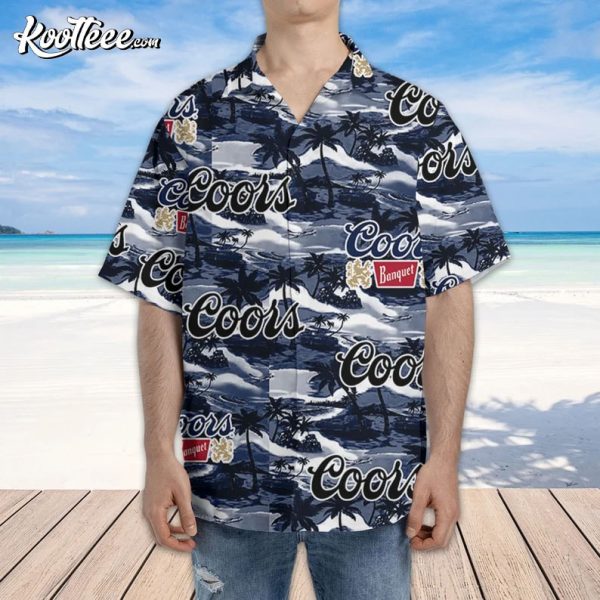 Coors Banquet Hawaiian Sea Island Pattern Hawaiian Shirt