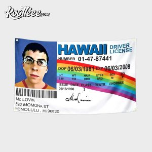 McLovin ID Flag Fake Driver License Funny Flag 1