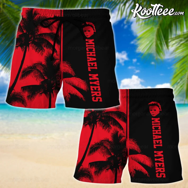 Michael Myers Gift For Fan Hawaiian Shirt And Shorts