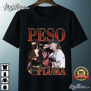 Peso Pluma Vintage Look Playera Regional Mexicano T Shirt 3