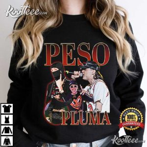Peso Pluma Vintage Look Playera Regional Mexicano T Shirt 4