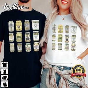Vintage Canned Pickles Canning Season Gift For Pickle Lovers T-Shirt